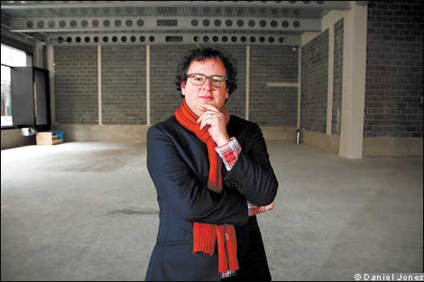 Iwan Wirth in his newest London gallery space