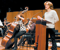 Juliet Stevenson reading Melanie Reid's text for 'Spinal Chords'