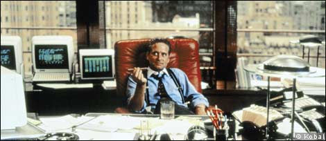 Michael Douglas as Gordon Gekko in ‘Wall Street’